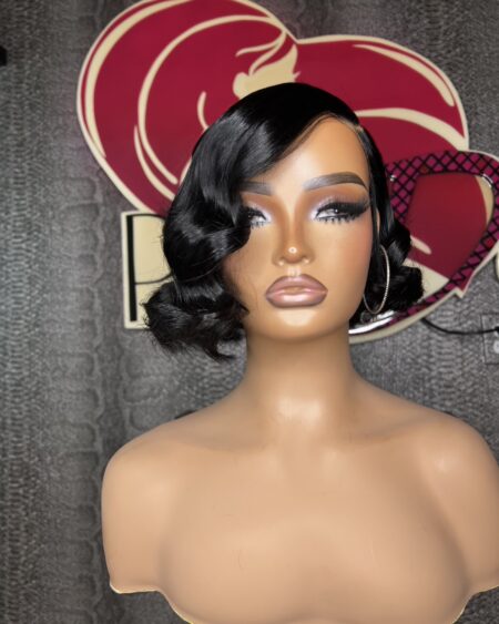 10" 5x5 Deep Side Part Closure Bob Wavy  (HD Lace)