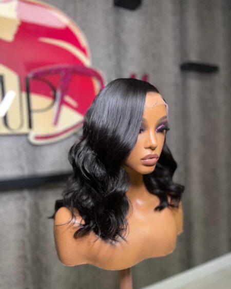 14” Deep Side Part 5x5 Closure Bob Wig