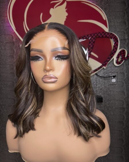 14” Raw Virgin 5x5 Closure Bob